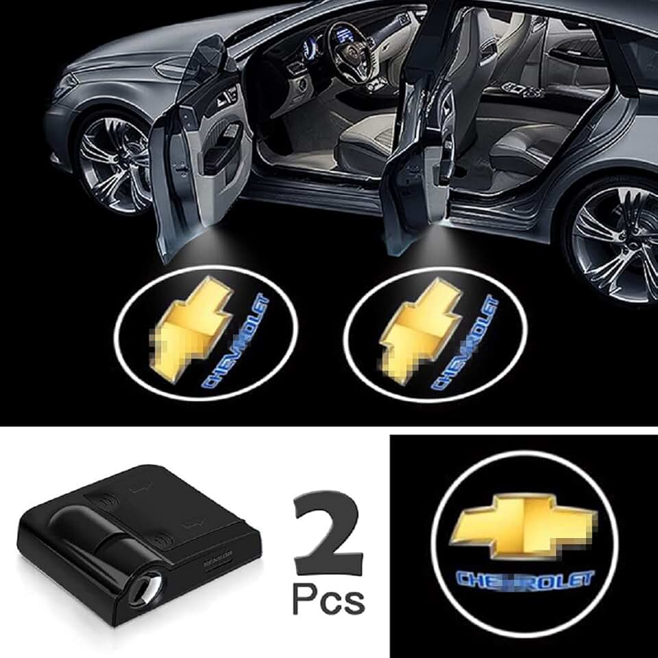 chevy door lights logo
