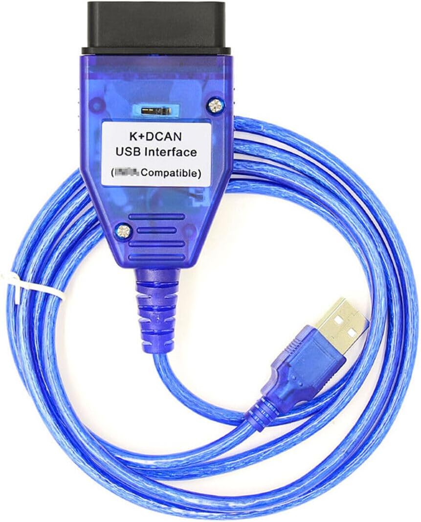 for K+DCAN OBD2 Cable Switch FTDI FT232RL Tools EDIABAS NCS Expert ISTA
