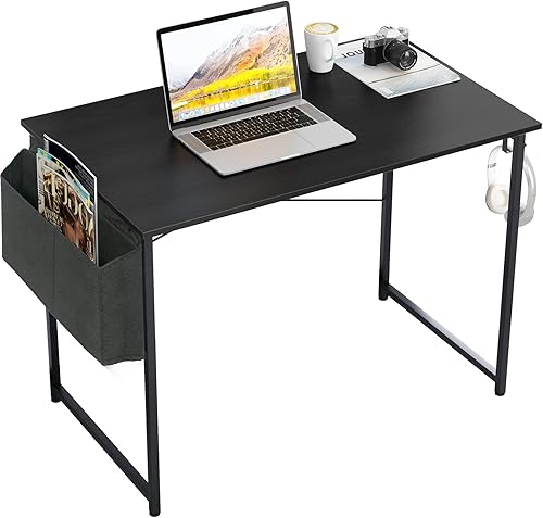 sogesfurniture Escritorio para computadora de 394 pulgadas escritorio de oficina en casa escritorio moderno de estudio