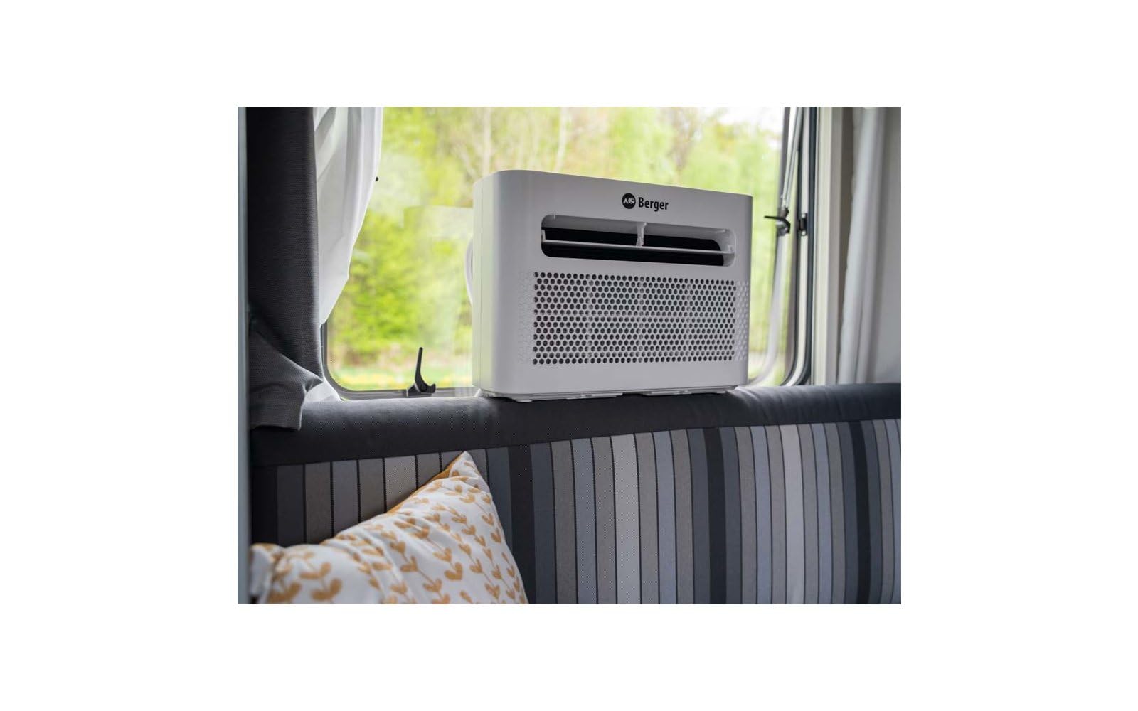 BERGER Arktar 5000 Pro Mobile | Aire Acondicionado Portatil Para Caravana Y Camper, Aire Acondicionado Portatil Van Y Barco, Sistema Split Con WiFi Y Control Por App, Color Blanco