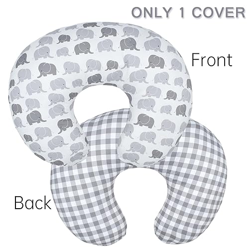 Miniatura 2 de Winmany Funda de almohada de lactancia para bebés, funda de almohada extraíble para lactancia, bonito patrón para recién nacidos, funda de cojín