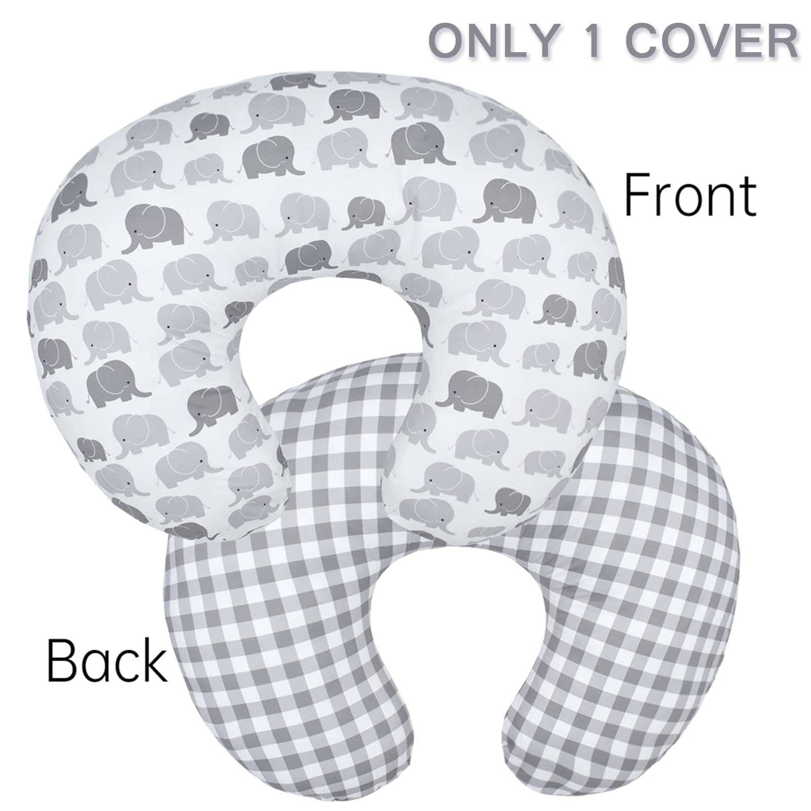 Funda para Almohada de Lactancia Winmany para Bebé, Removible, Almohadilla para Lactancia para Recién Nacido, Almohadilla de Lactancia Linda con Patrón para Niñas y Niños para Alimentación con Pecho y