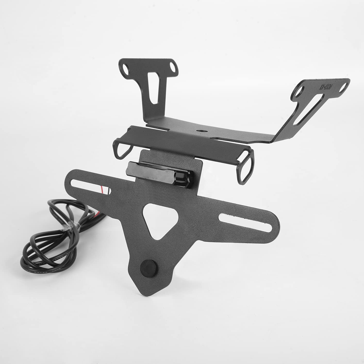 Portatarga per motocicletta Kit di eliminazione compatibile con CB650R CBR650R 2021 2022 2023 2024 parafango ordinato per coda con luce LED