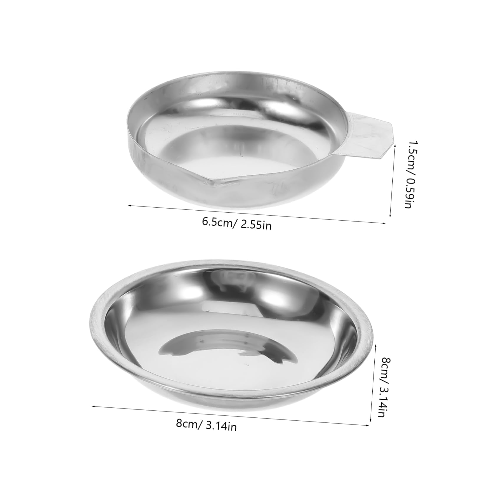 ULDIGI Electronic Scale Tray Stainless Steel Weighing Bowl Digital Scale Weighting Pan
