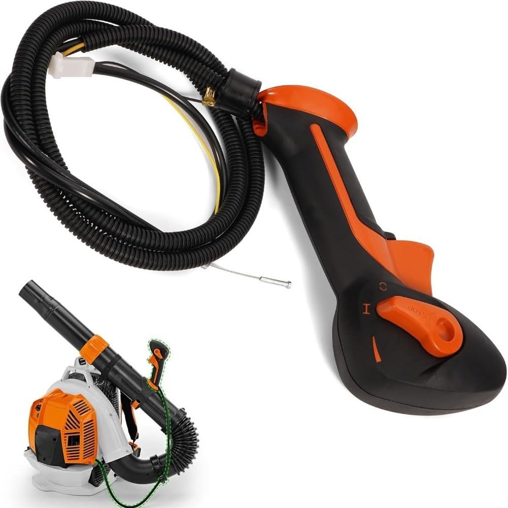 Conjunto de mango de control del acelerador para mochila BR800, BR800X, BR800C y BR800CE para sopladores de hojas con cable y soporte