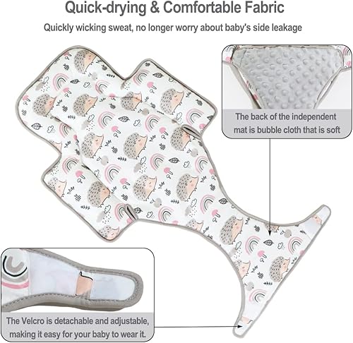 Miniatura 5 de KAKIBLIN Almohada de lactancia materna, almohada multifuncional para lactancia materna, almohada de apoyo para la alimentación del bebé para bebés