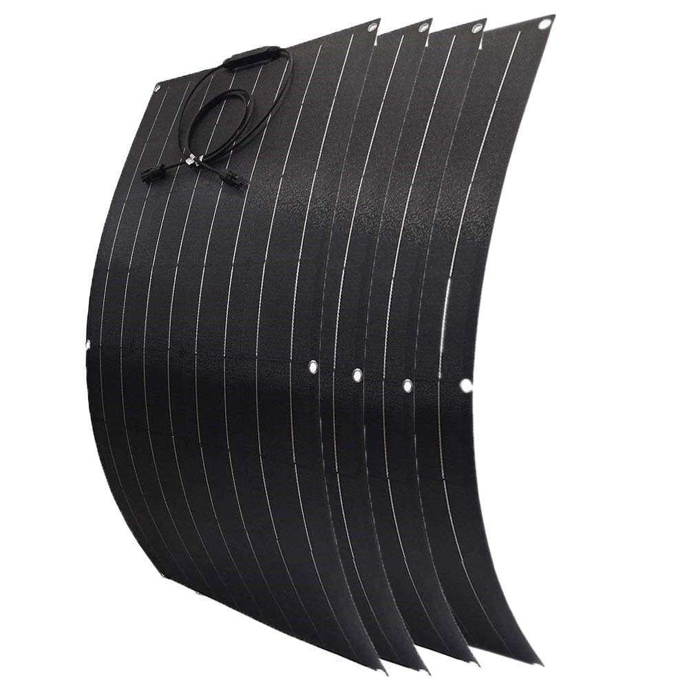 400 watt Pannello Solare Flessibile 12V Monocristallino Bendable Pannelli Solari Caricatore Off-Grid per RV Barca Cabina Van Car (400W)