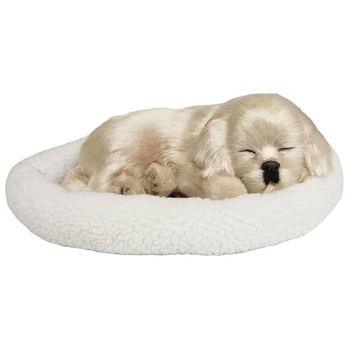 Suxdlan Animal de Peluche Que Respira, Lindos Perros durmiendo en una Almohadilla, Perro Que Respira