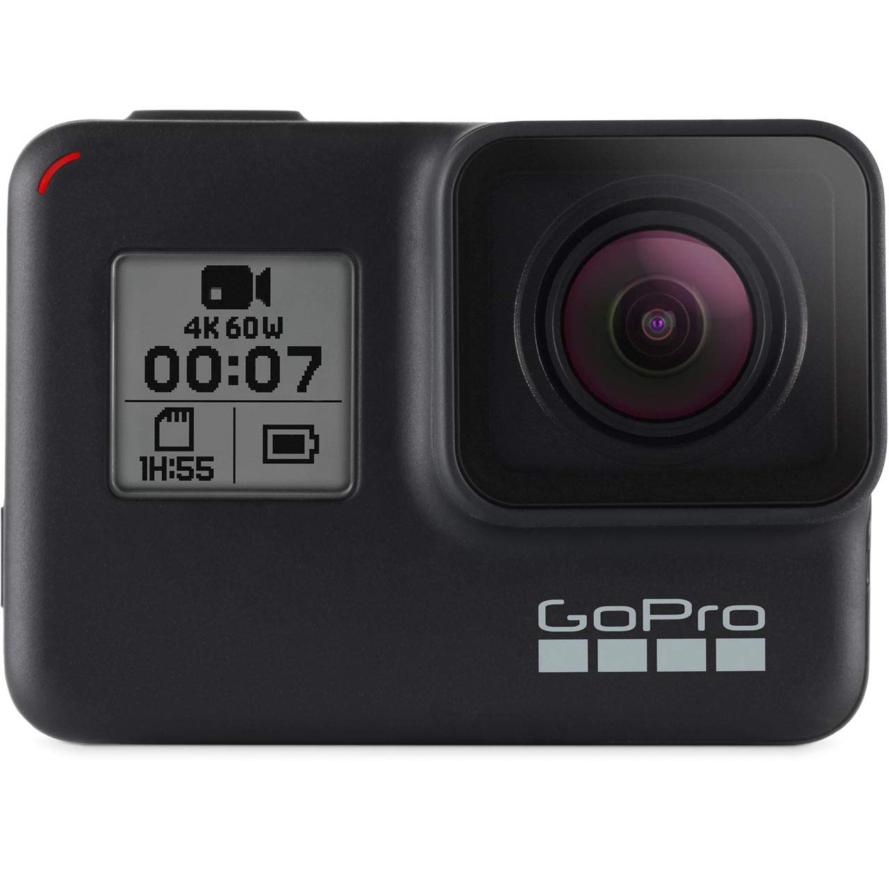 GoPro HERO7 Black — Waterproof Digital Action Camera with Touch Screen 4K HD Video 12MP Photos Live Streaming Stabilisation