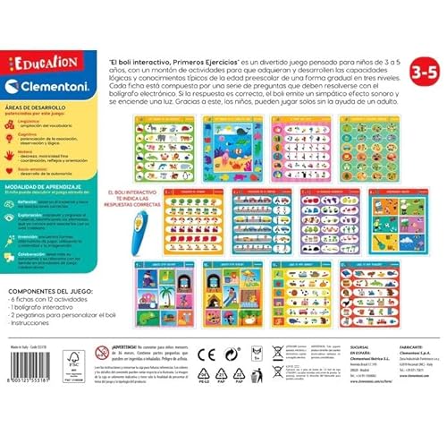 Clementoni 55318 Boli Interactif Premiers Exercices - vue 4