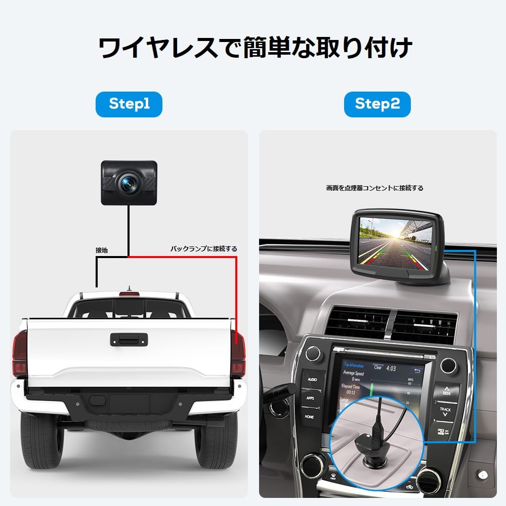 ⭐︎新品⭐︎カーパーツバックカメラ取り付け2機種から選択可能！ ⭐︎新品⭐︎カーパーツバックカメラ取り付け2機種から選択可能！