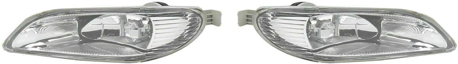 Pair Bumper Halogen Fog Light Driving Lamps RH LH Direct OE Replacement for 2005-2008 Corolla & 2002-2004 Camry | OE# 81220-AA010/TO2593106