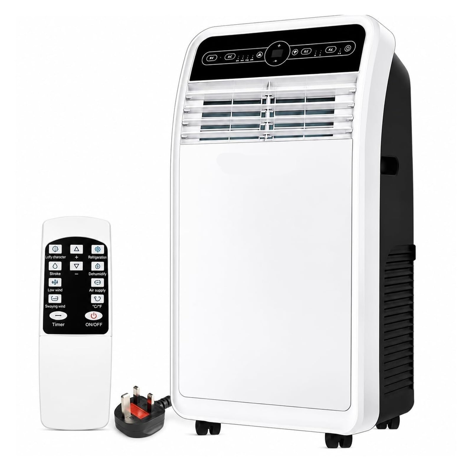 Xysbhd One Color 18000 Btu Portable Air Conditioner 3-In-1 Cooler, Dehumidifier & Fan With 24H Timer And Remote