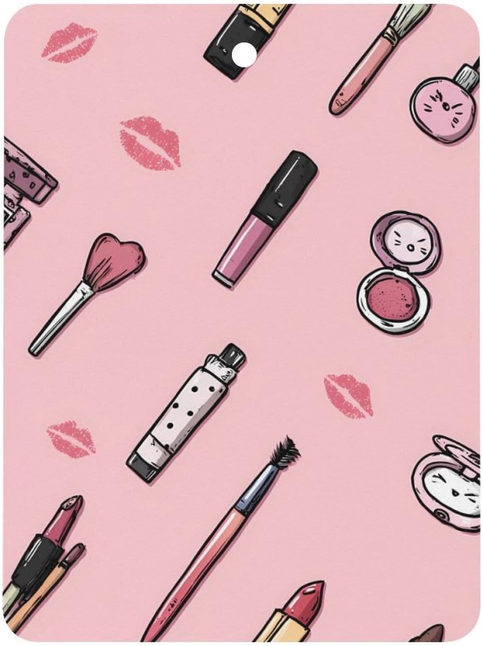Makeup Pattern Car Air Freshener Hanging Aromatherapy Tablets for Car Accessories Square