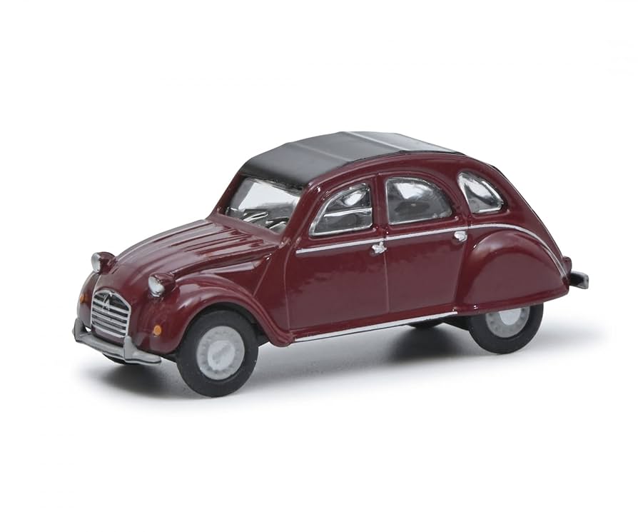 Amazon | シュコー 1/87 シトロエン 2CV レッド Schuco Citroen