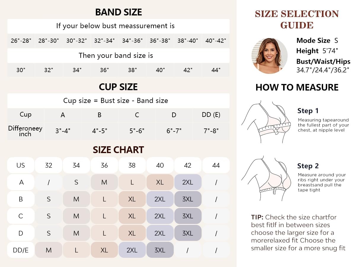 Lace V Mesh Wireless Bras Push Up Bralette Seamless Plunge Bra Everyday Bras for Women No Underwire with Extender - Image 2