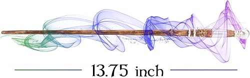 Vista 29 de Cottage Garden Aristocrat Fire - Varita mágica coleccionable de resina de 13.75 pulgadas para cosplay