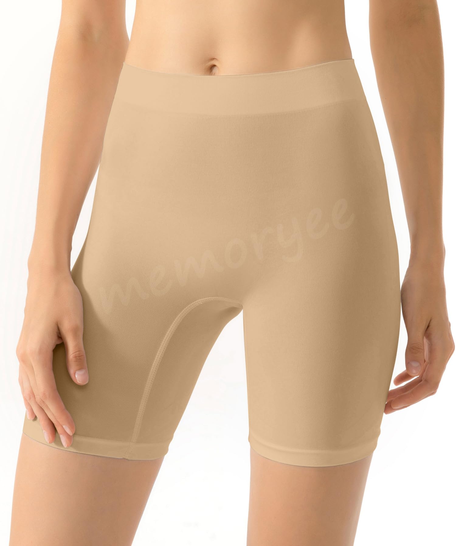 Memoryee 3 Pezzi Pantaloncini Sottogonna Donna Anti Sfregamento Elastiche Vita Alta Senza Boxer Shorts Leggings per Yoga e Ciclista