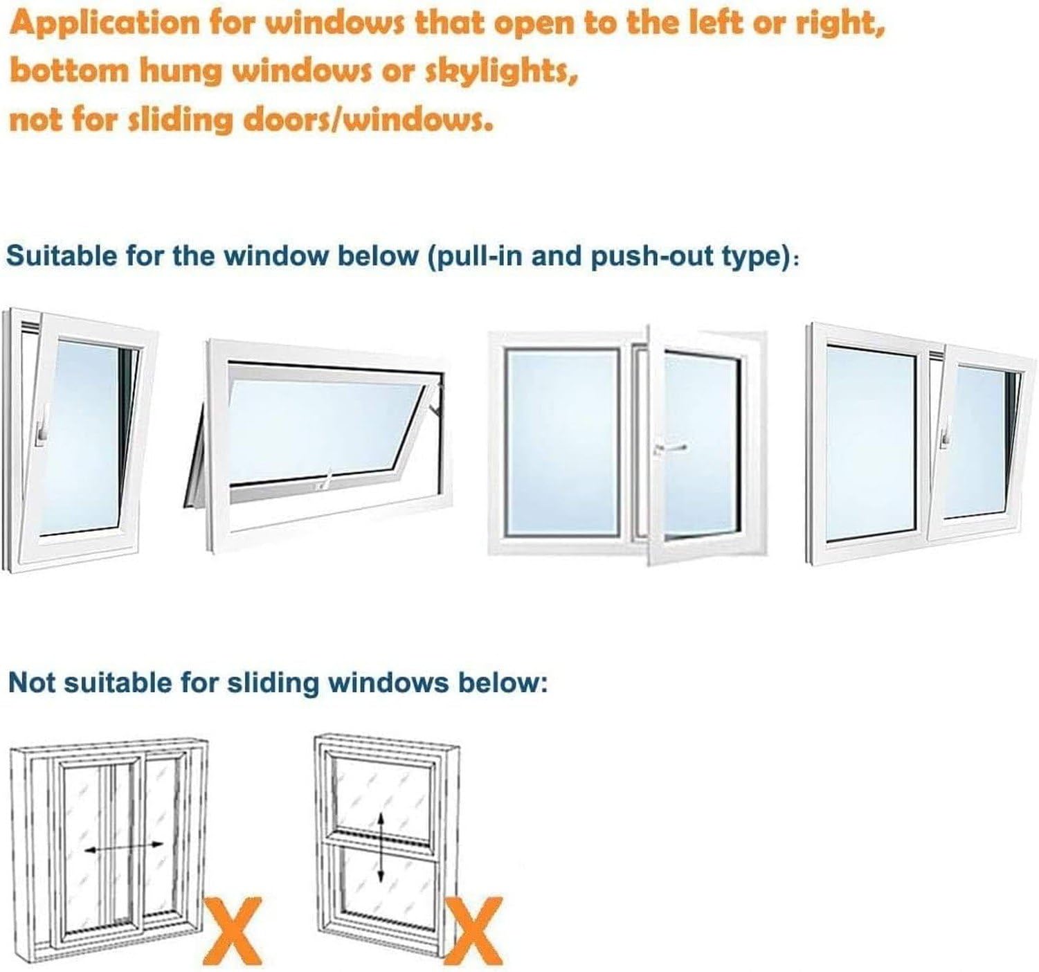 Uszczelka do okna 400 cm do klimatyzatora przenośnego na wymiar, White, Window Seal 560CM