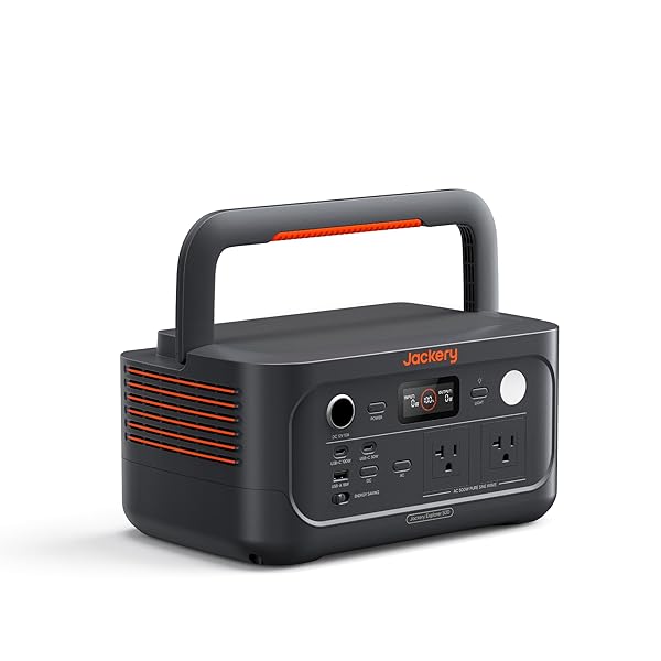 Jackery Explorer 500 v2 Portable Power Station, 512Wh LiFePO4 Battery, 500W AC/1000W Peak, Solar Generator for Camping, Outdoors, and Power Outages