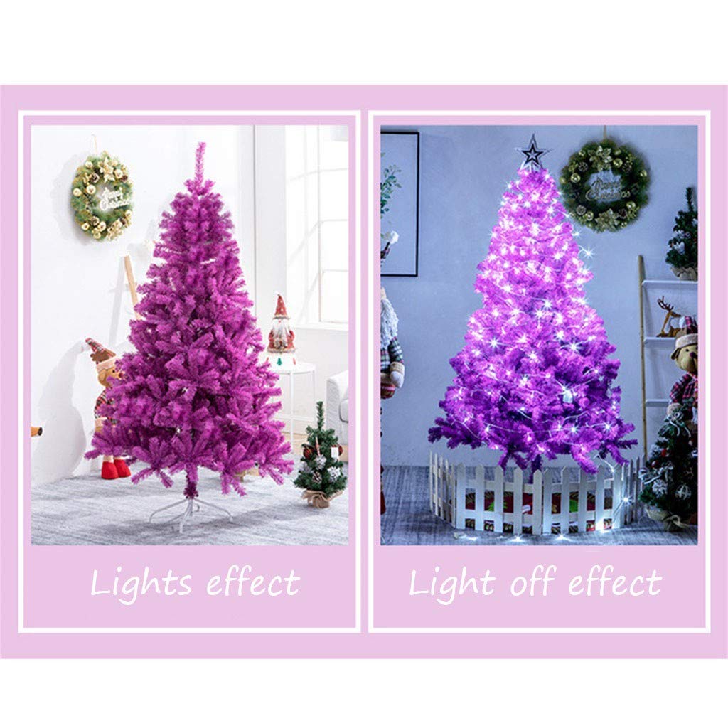 Amazon.co.jp: 紫色の人工的なクリスマスツリーにはスタンドが含まれ