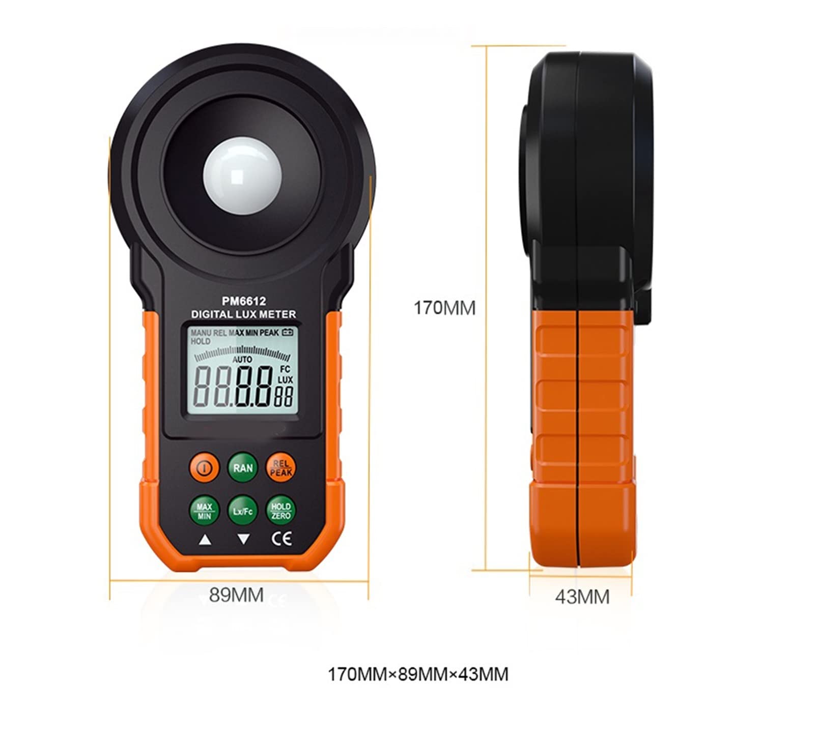 Digitale verlichtingsmeter LUX METER 0~200.000lux Range Light Meter Pocket Design Illuminometers LUX/FC Photometer Tester Enviromental Testing Digitale verlichtingsmeter LUX METER 0~200.000lux Range Light Meter Pocket Design Illuminometers LUX/FC Photometer Tester Enviromental Testing