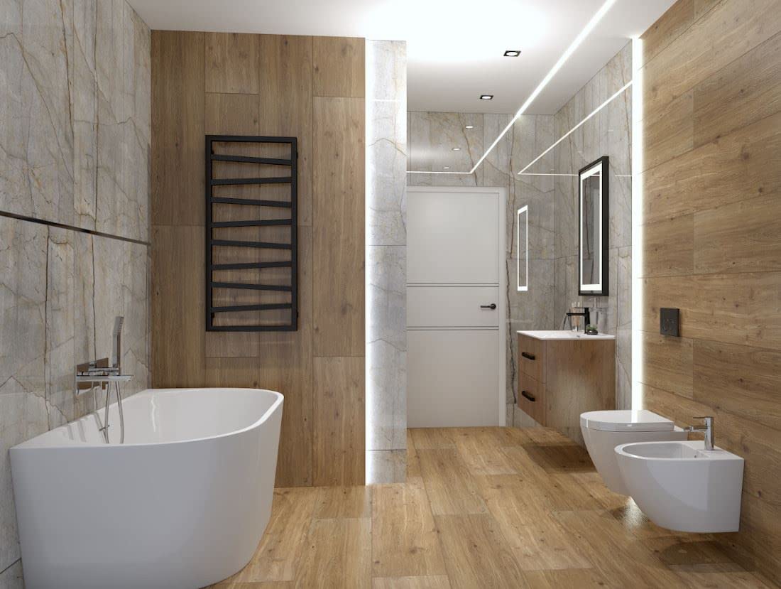 domino LAVITA SOGO WC da parete con abbassamento automatico e cerniere in metallo, senza bordi, da appendere, 365 x 490 x 395 mm, bianco lucido