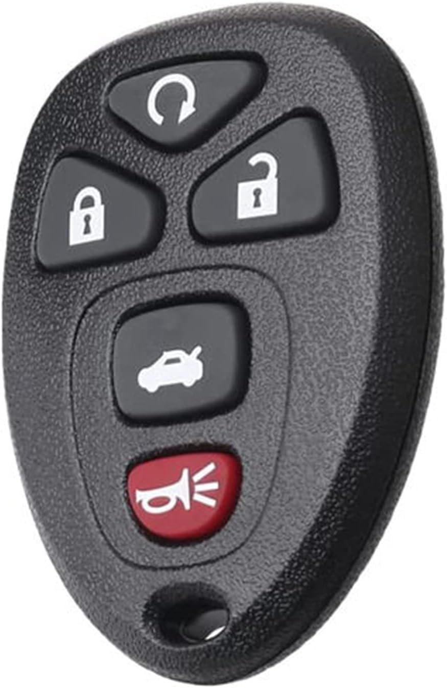 BestKeys Replacement For 2005-2008 Pontiac Grand Prix Keyless Entry 5 Button Replacement Key Fob