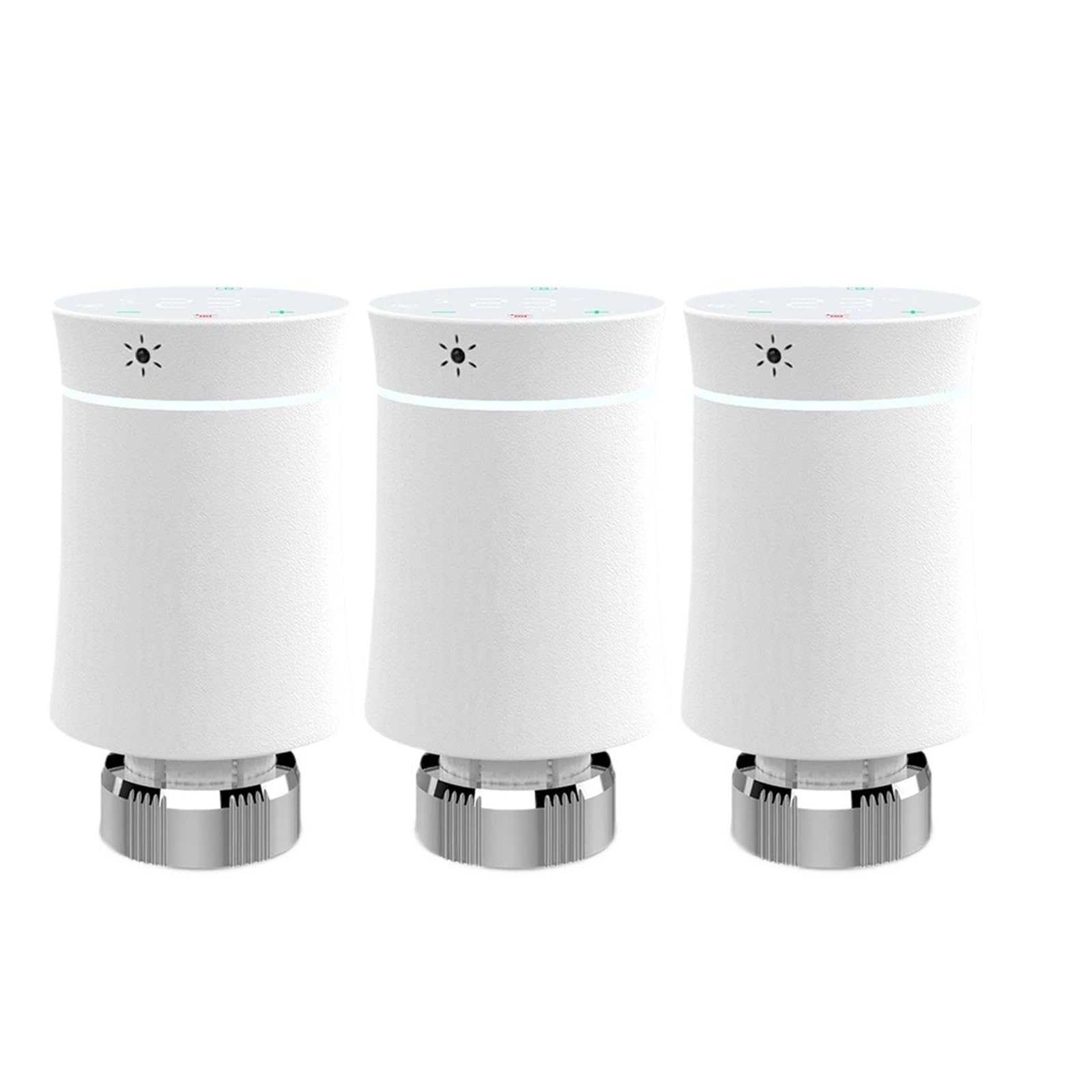 ZigBee 3.0 TRV Heizkörperstellventil, Tuya Smart Programmierbarer Thermostat, Temperatur- Und Sprachsteuerung Automatische Regelung(Option 3)