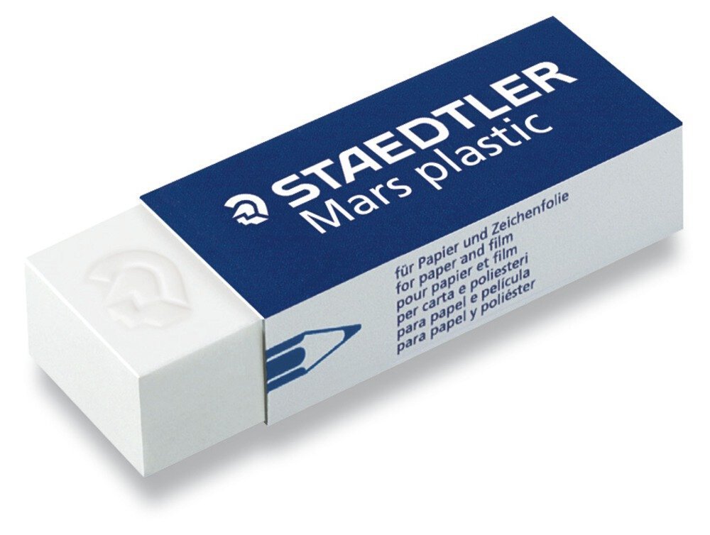 10 x Staedtler Mars Kunststoff 52650bk2da Radierer (2 Stück)