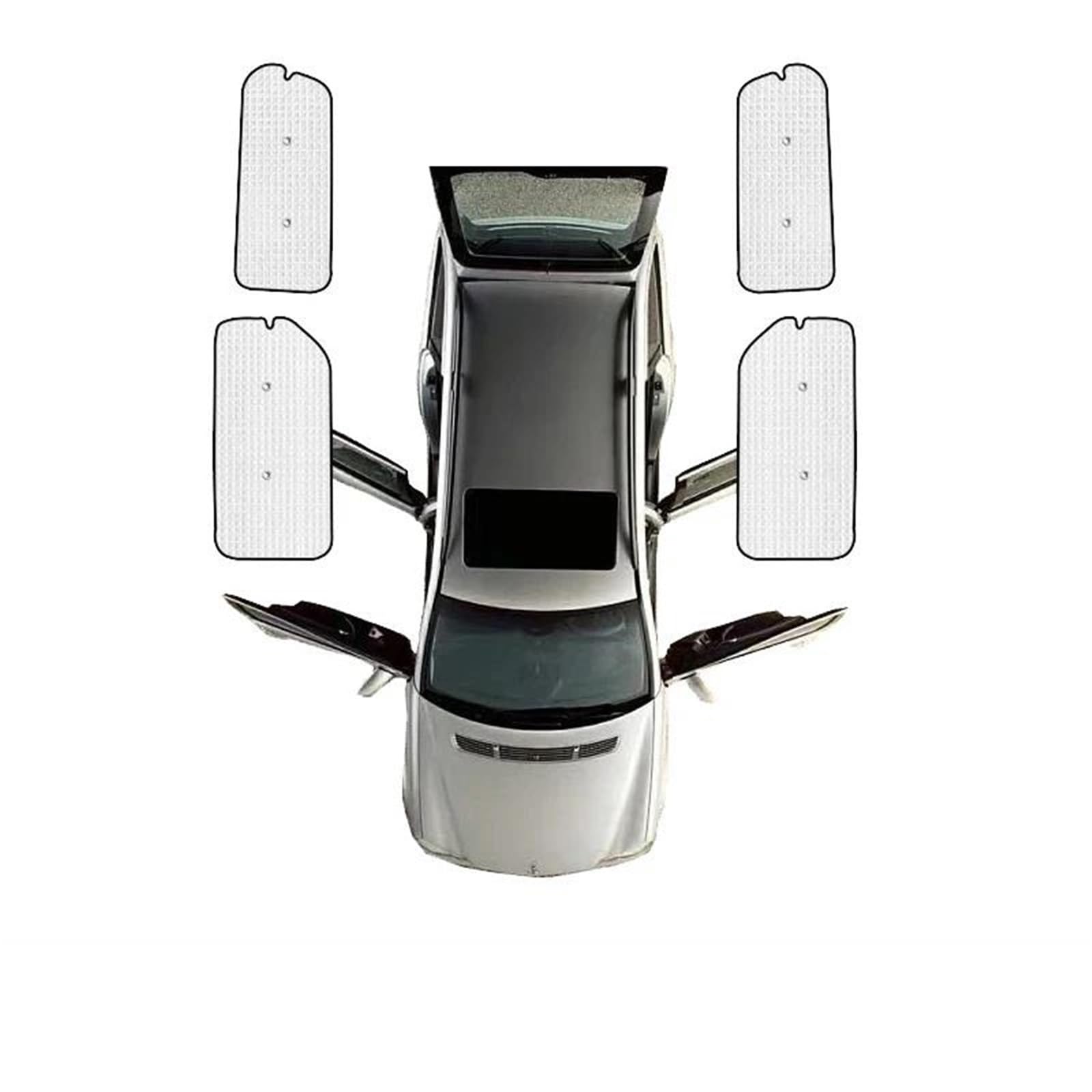 Para Hyundai Para Starex Para H1 Para TQ Para Huiyi Para IMax 2007-2021 Visera De Ventana Protección Solar Parasol Coche Magnético(Rear Windows)