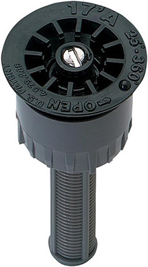Orbit 53881 Adjustable Plastic Female Sprinkler Spray Head Nozzle, 17-Feet