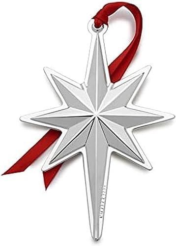 Mikasa 1ª edición de adorno de estrella bañado en plata, plata