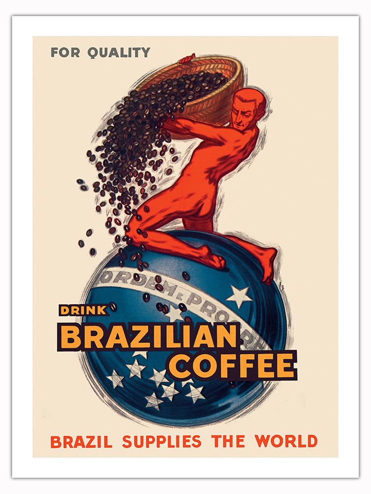 Amazon.com: Pacifica Island Art Drink Brazilian Coffee – Brazil