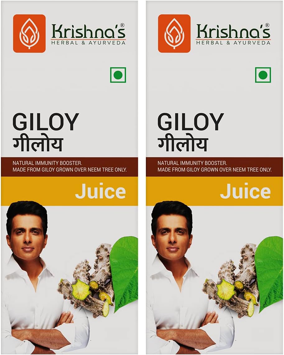 Krishna's Herbal & Ayurveda Geloy Juice - 500 Ml (Pack of 2)