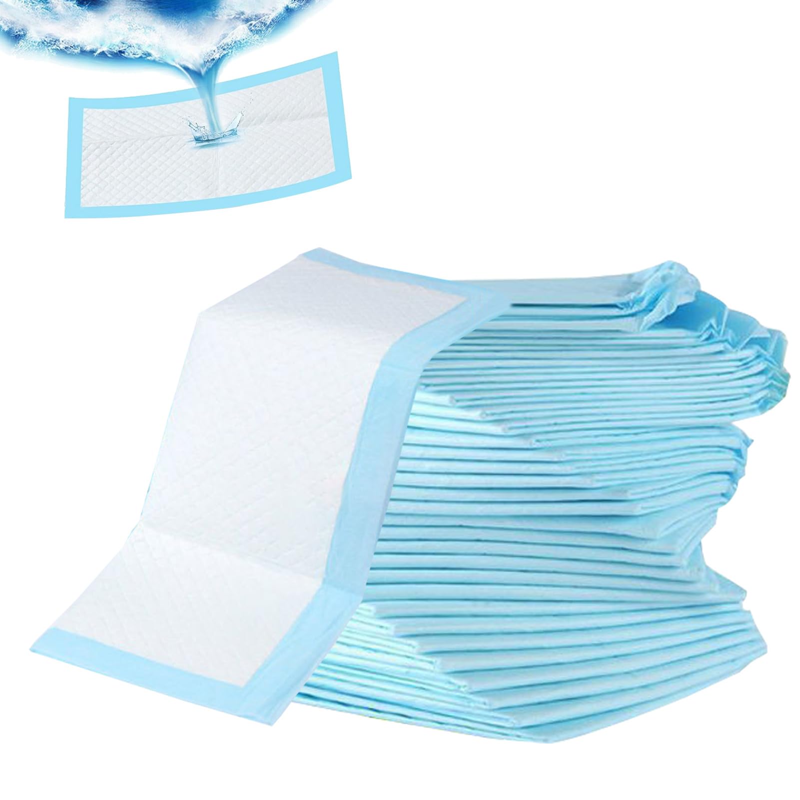 - Tampons À Langer De 13x18 Pouces - Doublures Imperméables Jetables De 100 Pc, Tapis De Protecteur À Changement De Couches, Tampon Soufflant, Pads Pour Adultes À L'épreuve Des Fuites