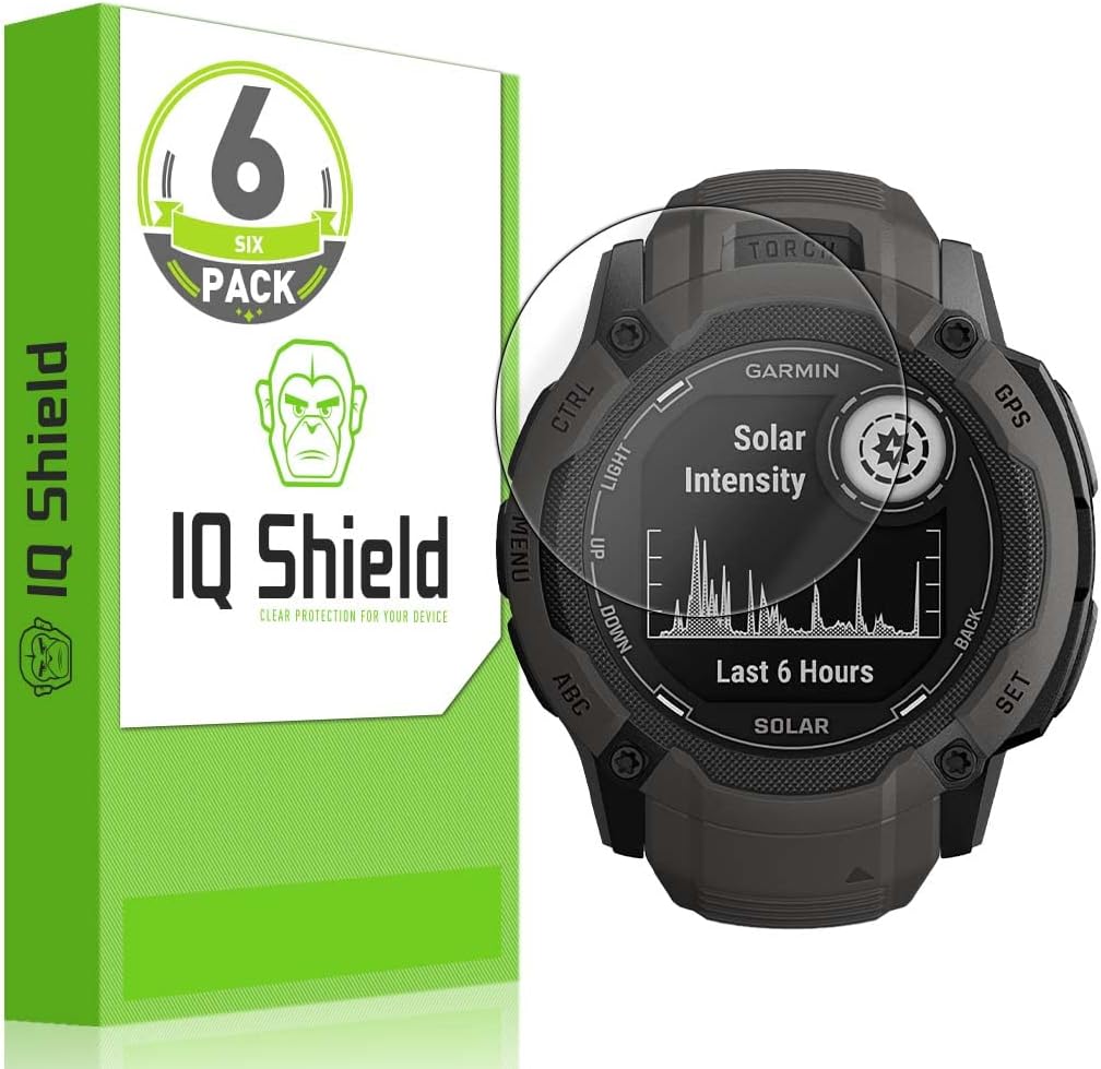 IQShield Screen Protector Compatible with Garmin Instinct
