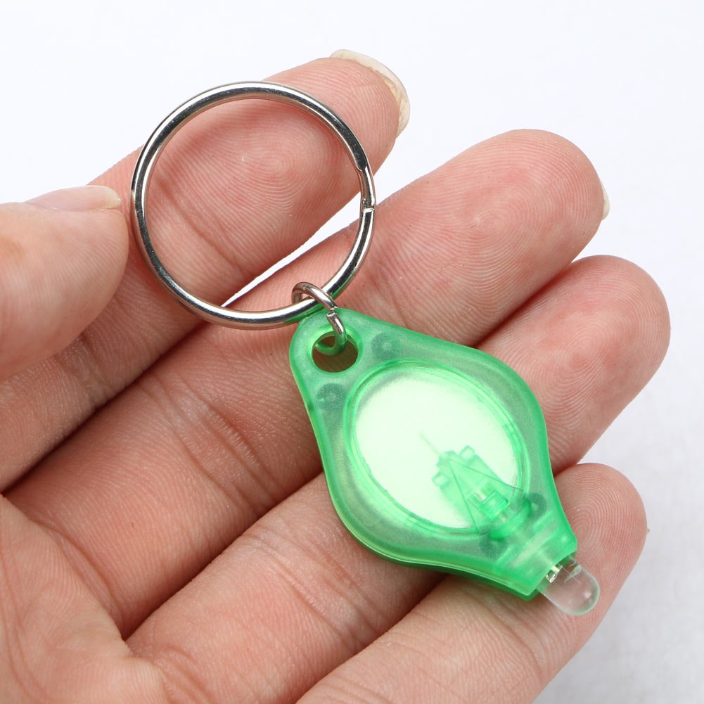 Mini Torcia Portachiavi LED Ricaricabile USB – Luce Tascabile Compatta 2,2x5,3 Cm – In Plastica ABS Per Campeggio E Attrezzatura - 5
