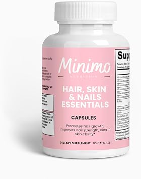 Hair, Skin, and Nails Essentials, 3rd Party Tested, 5,000 mcg Biotin, 60 Capsules