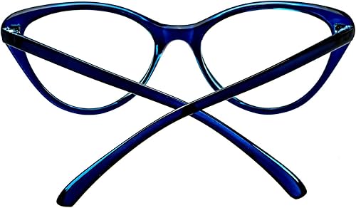 Miniatura 3 de oriopxic Lentes de distancia de ojo de gato para mujer, -4.00, lentes retro de miopía miopía