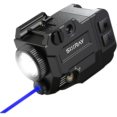 Pistol Light Laser Combo - 420 Lumen Blue Laser With Magnetic Charging For Picatinny Rail Handguns