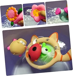 TOYANDONA 4 Pçs Brinquedo Para Crianças Brinquedos Para Crianças Brinquedos Para Crianças Brinquedo De Banho Kidcraft Playset Crianças Playset Brinquedos De Animais Brinquedo Flutuante De