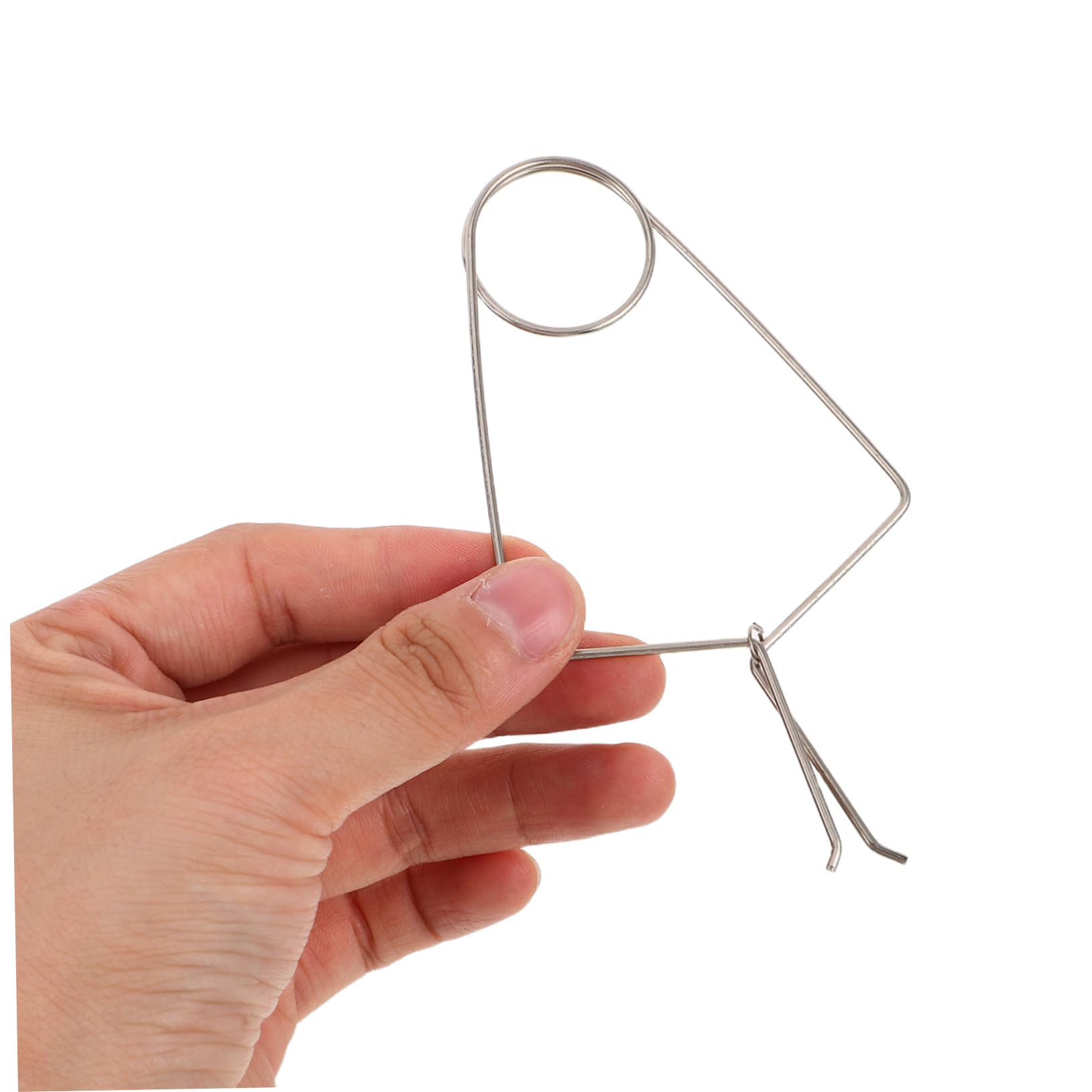 Lot de 2 Pinces de Soudure pour Tampons D’instruments à Vent, Grosse et Petite Tailles, Outil de Réparation Précis en Métal Argenté, Clips pour Saxophone, Flûte et Clarinette,