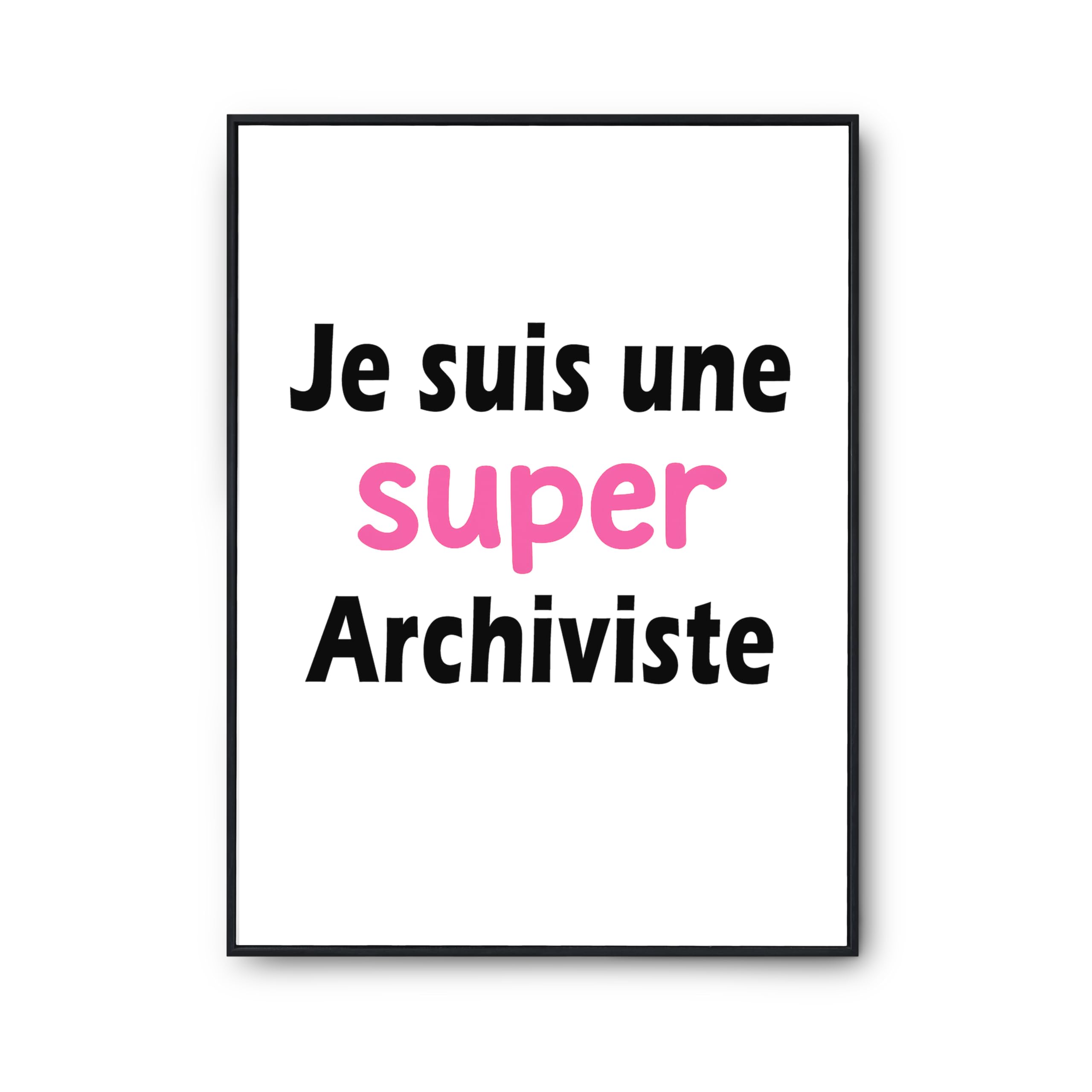 Affiche archiviste decoration murale humour maison bureau - 6