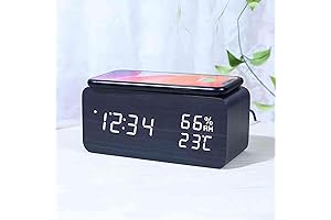 Wooden Alarm Clock: Enhancing Bedtime with Precision and Modern Style