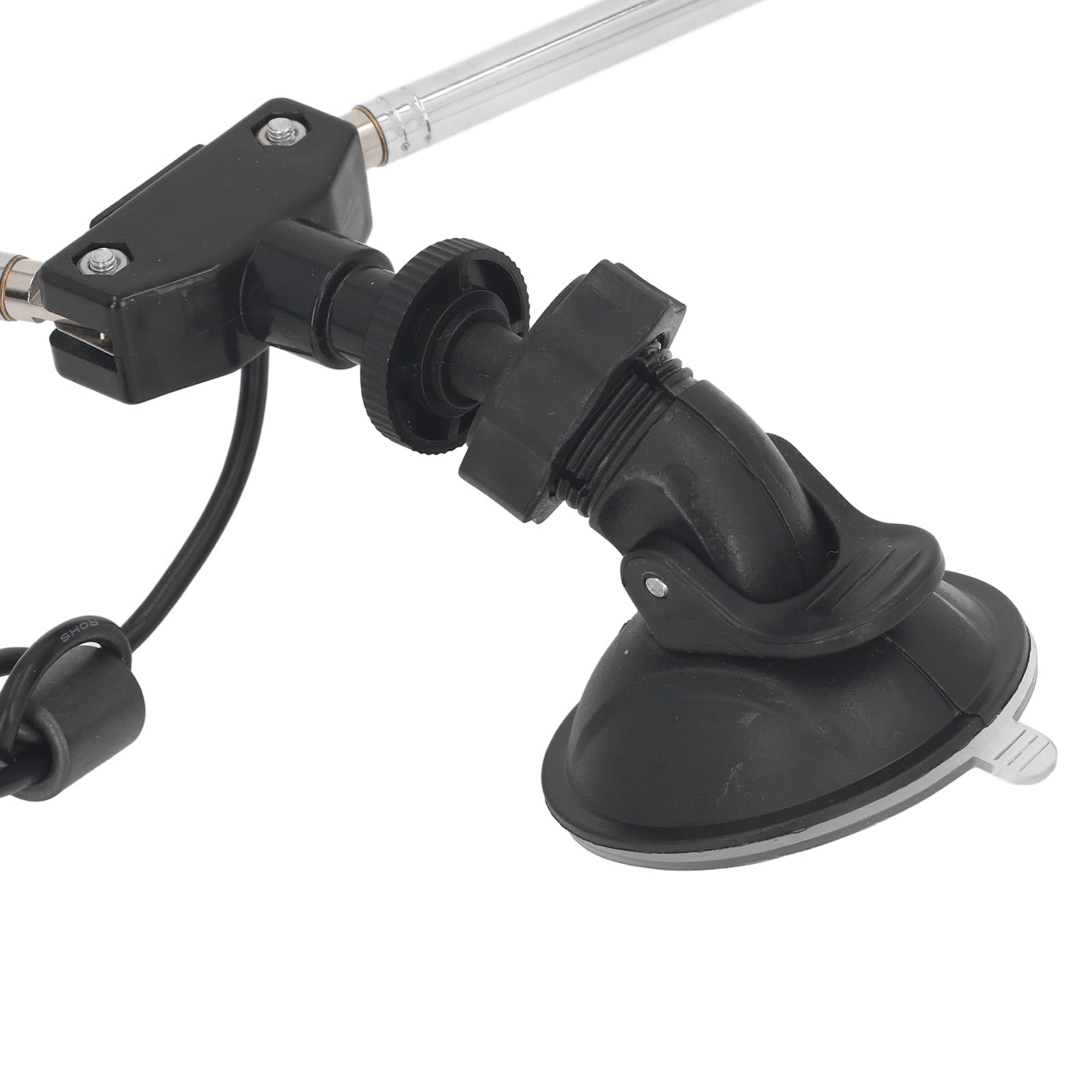 SDR-Empfängerantennen-Set, 60 cm RG174-Kabel, SMA-Stecker, Teleskop-Dipol für VHF UHF, Saugnapf-Montagesockel mit 1/4-Zoll-Außengewinde