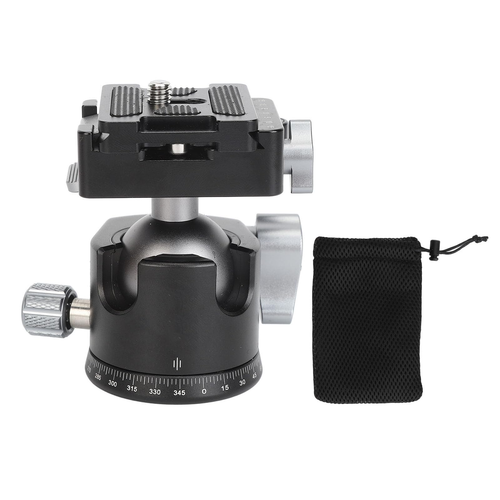 Obrotowa Głowica Statywu o 360° Niski środek Ciężkości 32 Mm Bardzo Wszechstronna do Aparatów i Lornetek Fotografia Plenerowa