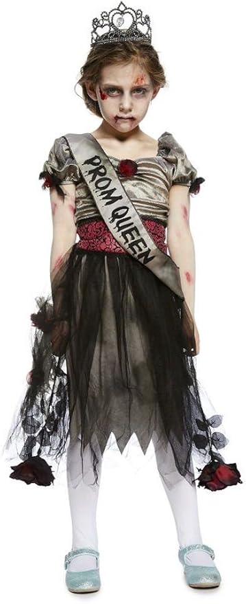 Shoperama Prombie Queen Zombie Ballkonigin Teenager Madchen Kostum Abschlussball Prom Kinder Kindergrosse 170 14 Bis 16 Jahre Amazon De Spielzeug