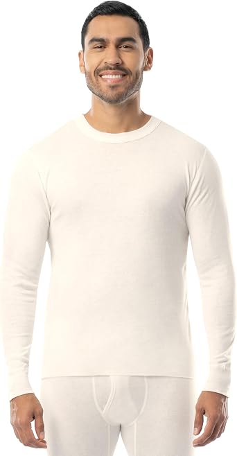 Coldpruf Men's Dual-Layer Thermal Underwear Long Sleeve Crew Top