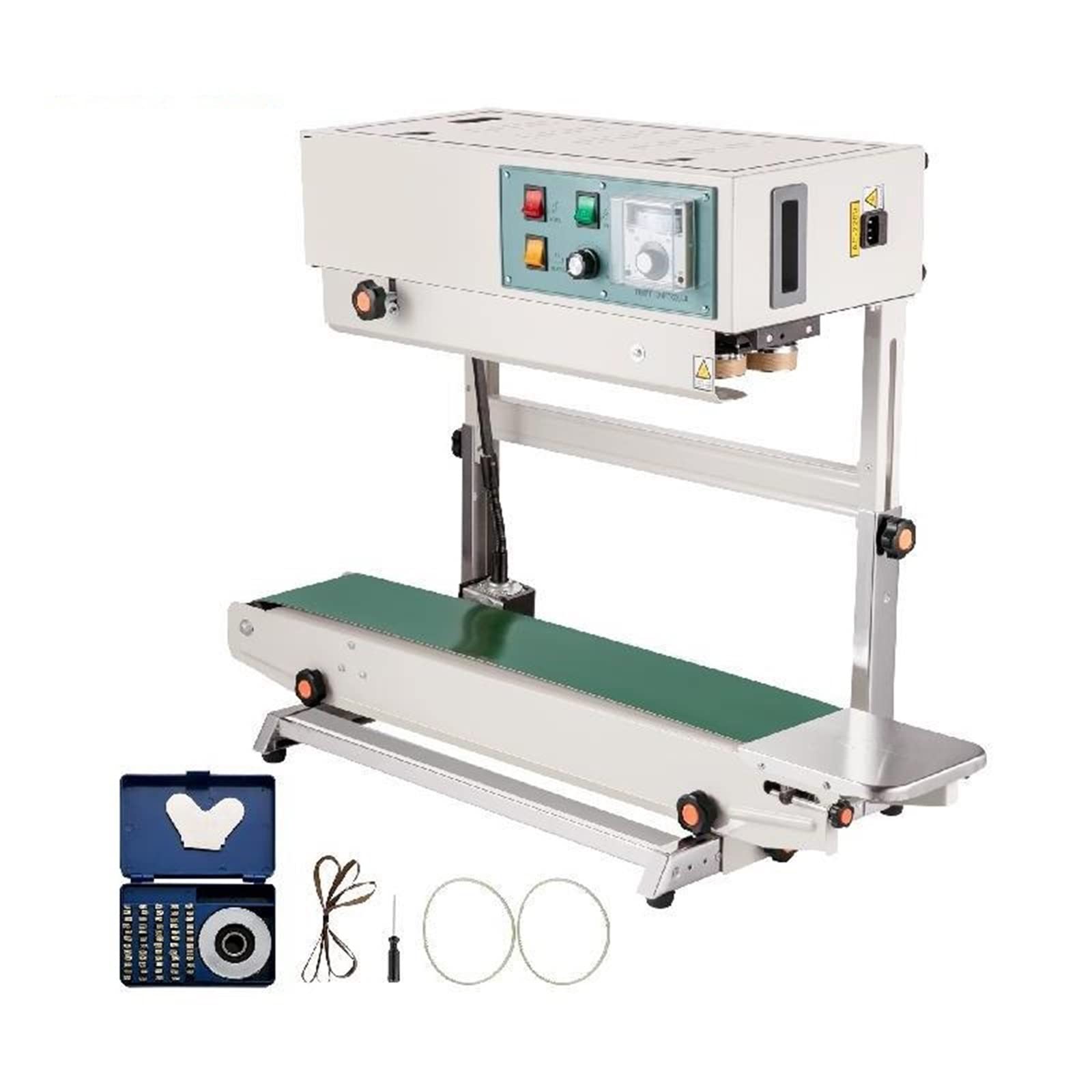 FR-900 Ciągła pionowa/pozioma maszyna uszczelniająca 700 W Automatyczna zgrzewarka Kodowanie PVC Plastikowe logo do linii produkcyjnej(Vertical)